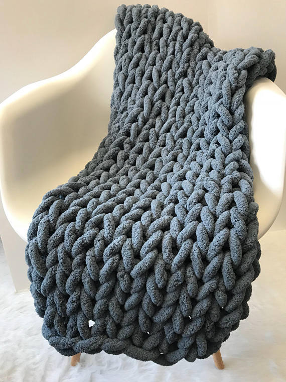 Luxury Weighted Knitted Blanket